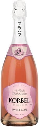 Korbel Sweet Rosé California Champagne